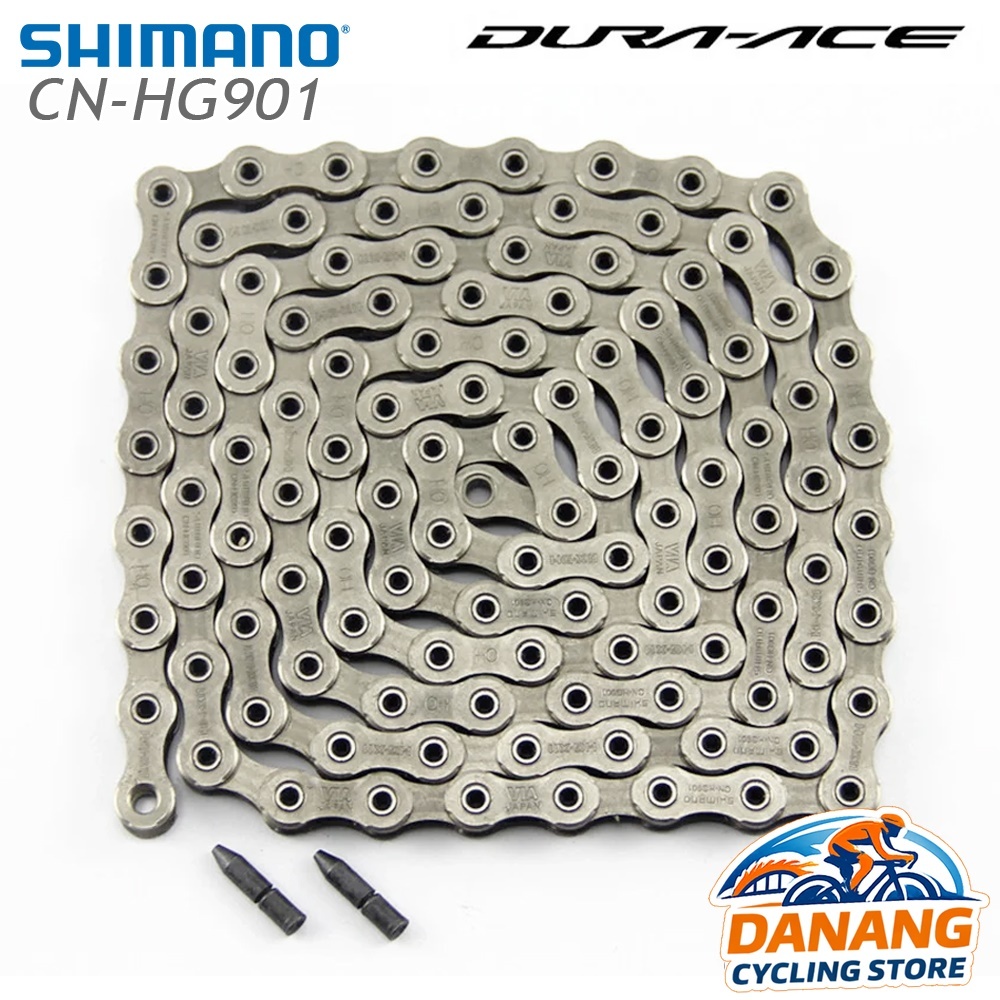 Xích Sên Xe Đạp SHIMANO Dura-Ace CN HG901 Dùng Cho 11 Tốc Độ (Khoá Pin) – Chính Hãng, Không Hộp