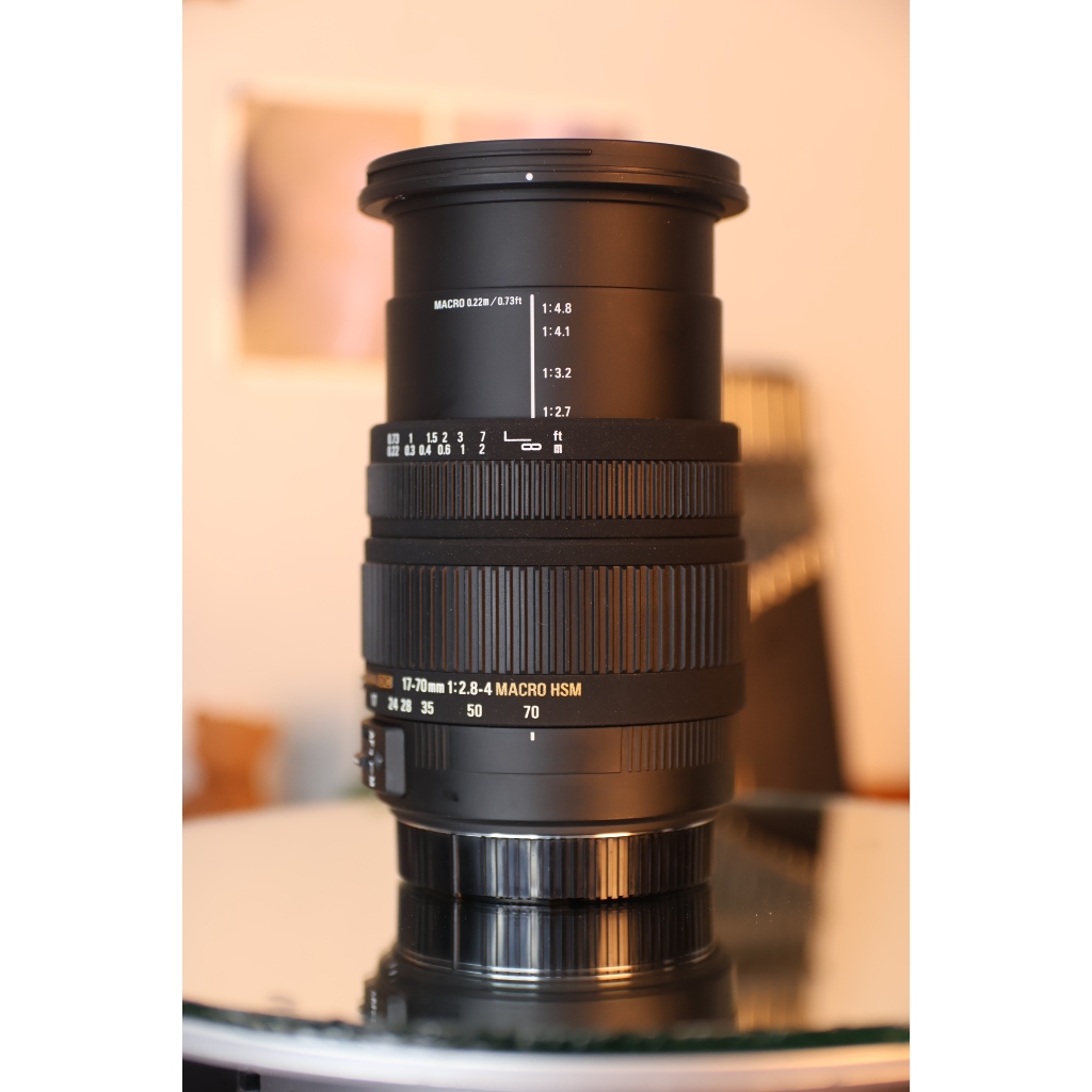 Lens Sigma 17-70mm f2.8-4 DC OS HSM 99% - Hoạt động tốt dùng cho Canon EF-S