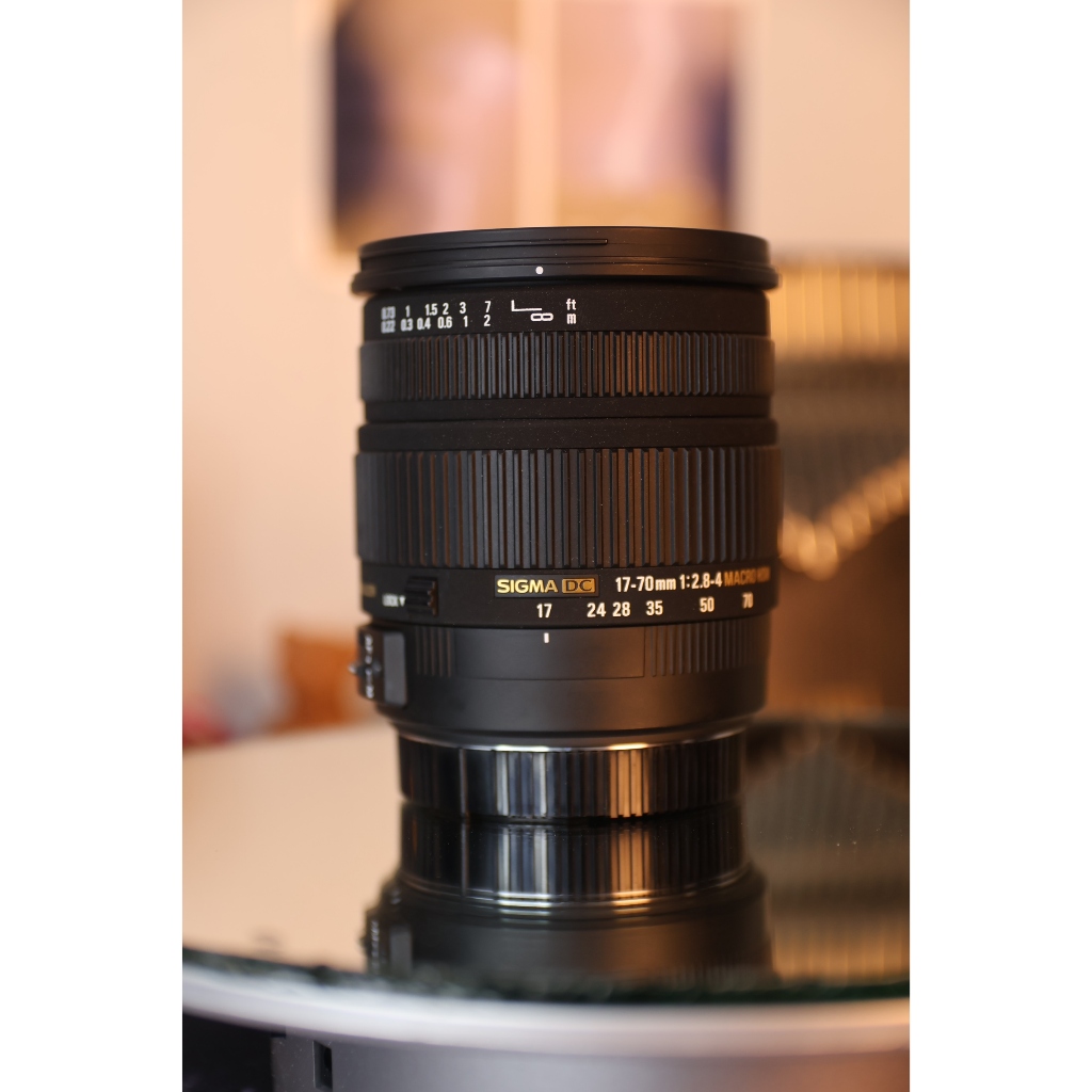 Lens Sigma 17-70mm f2.8-4 DC OS HSM 99% - Hoạt động tốt dùng cho Canon EF-S - Ống kính Canon EF