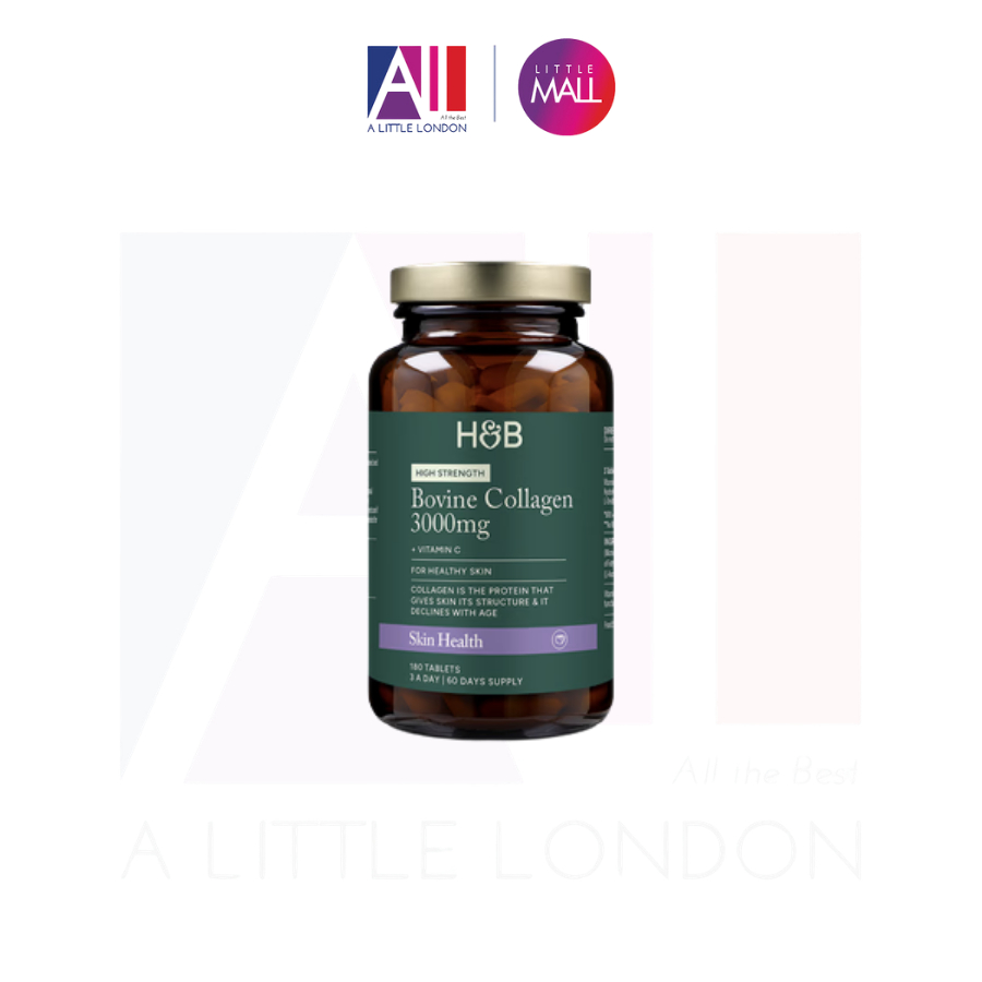 Hỗ trợ Collagen Holland & Barrett Collagen 3000mg Vitamin C (Bill Anh)