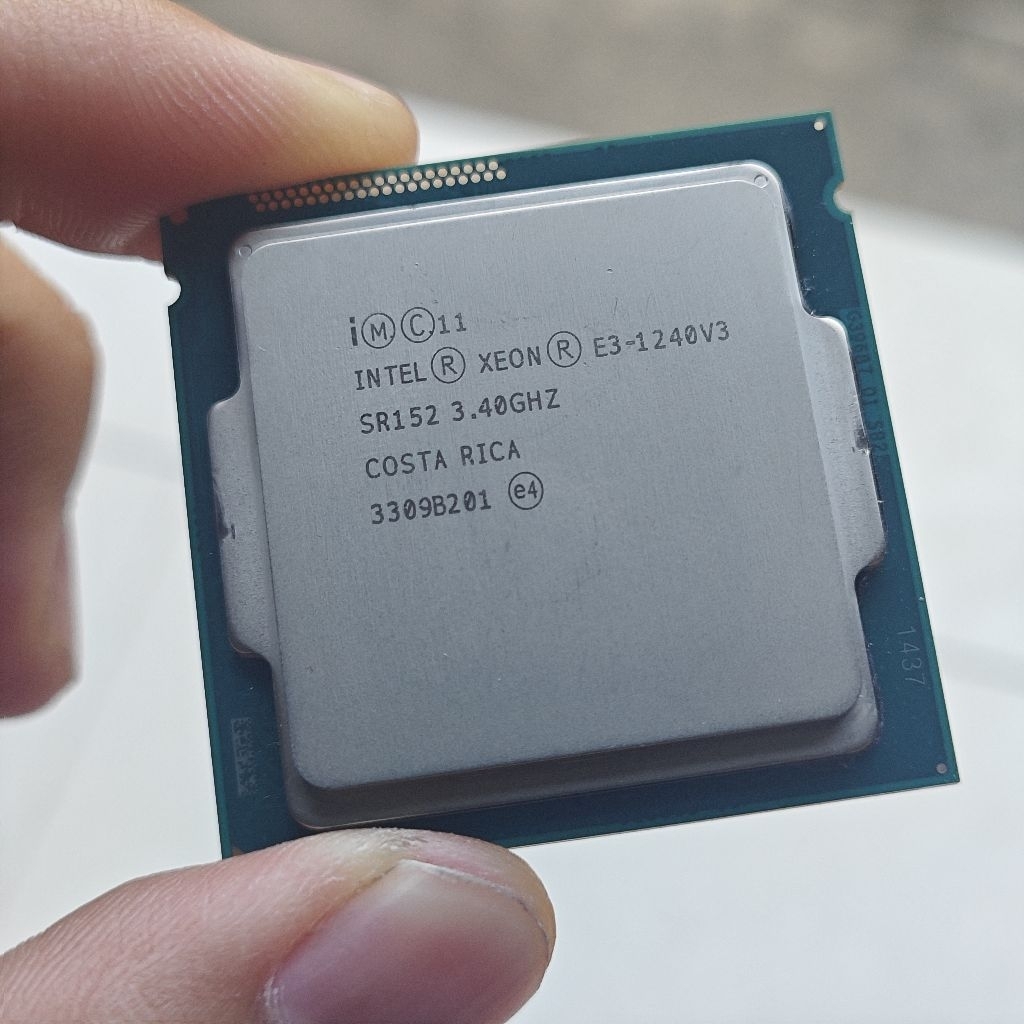 Cpu intel Xeon E3 1240v3 4 lõi 8 luồng 3.4-3.8ghz socket 1150, hàng tháo máy đẹp như mới