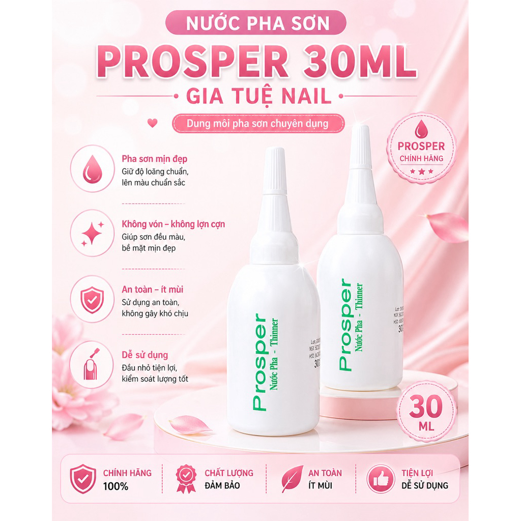 Nước pha sơn móng tay 30ml