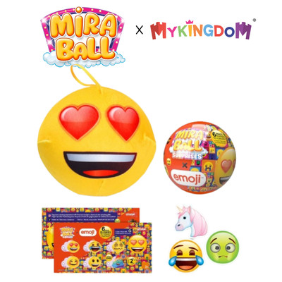 Đồ Chơi Banh Miraball Thú Bông Hình Emoji MIRABALL SURPRISES M14445 - Giao Hàng Ngẫu Nhiên