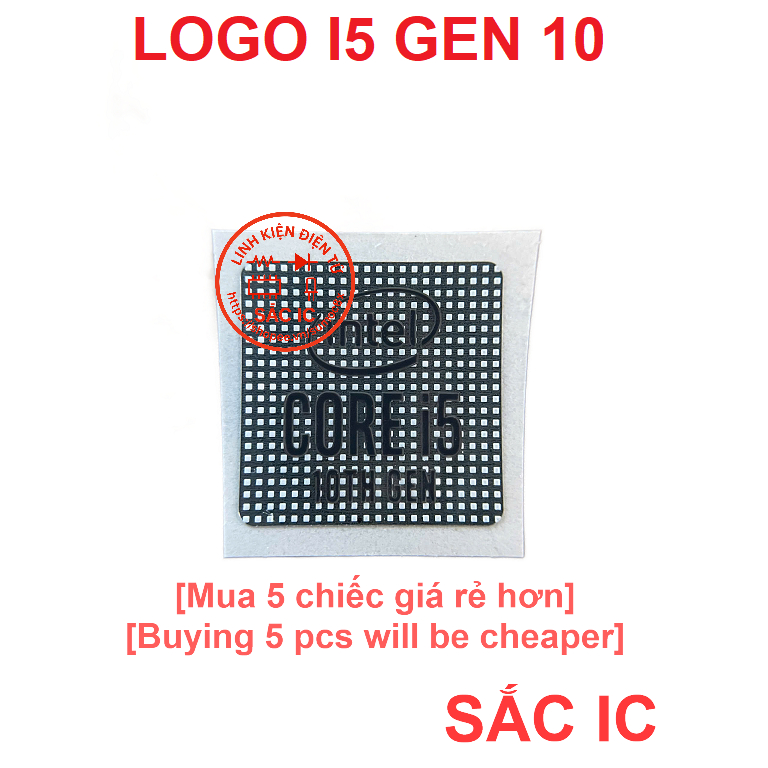 [LOGO][11] Nhãn dán LOGO i5 GEN 10