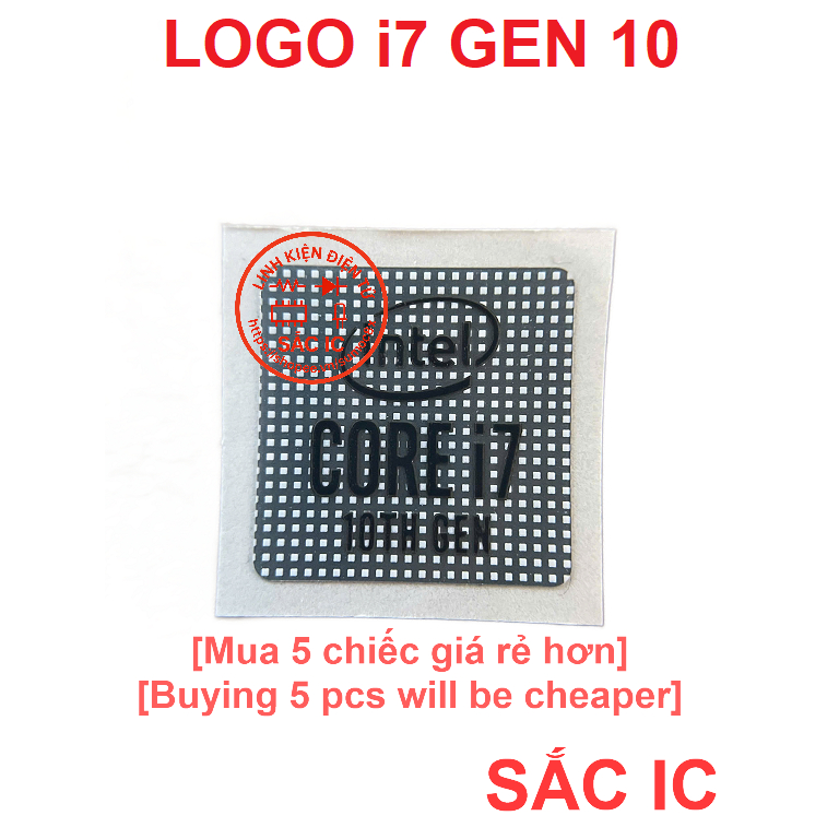 [LOGO][12] Nhãn dán LOGO i7 GEN 10