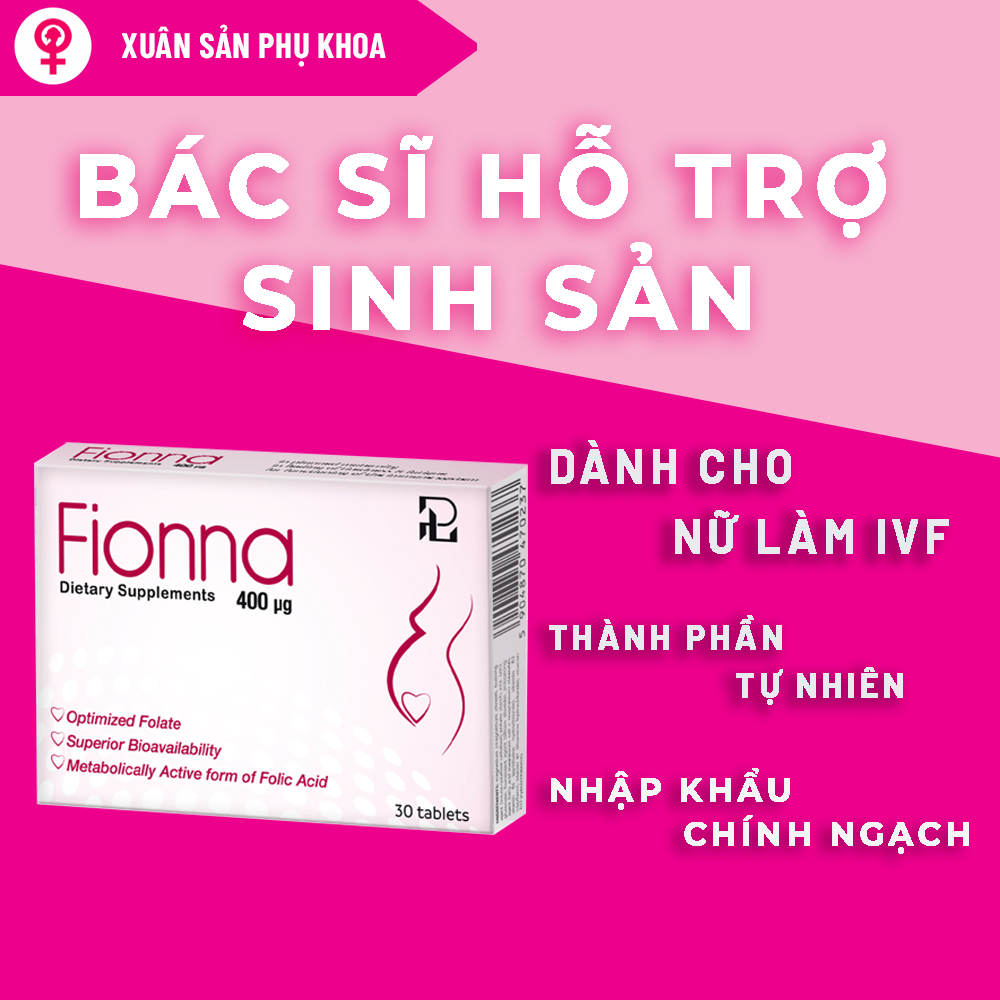 FIONNA ( 5-MTHF ) 30v Hỗ trợ chăm sóc sức khỏe phụ nữ mang thai, tiền sảy nhiều lần