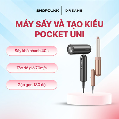 Máy sấy tóc và tạo kiểu Dreame Pocket Uni - Gấp gọn