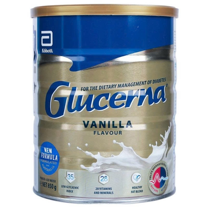 Sữa Glucerna Úc lon 850g