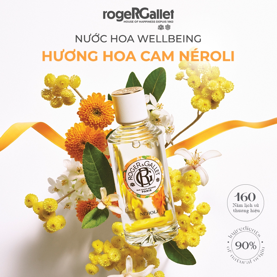 [Hannah Olala] Nước hoa Wellbeing Roger&Gallet 100ml