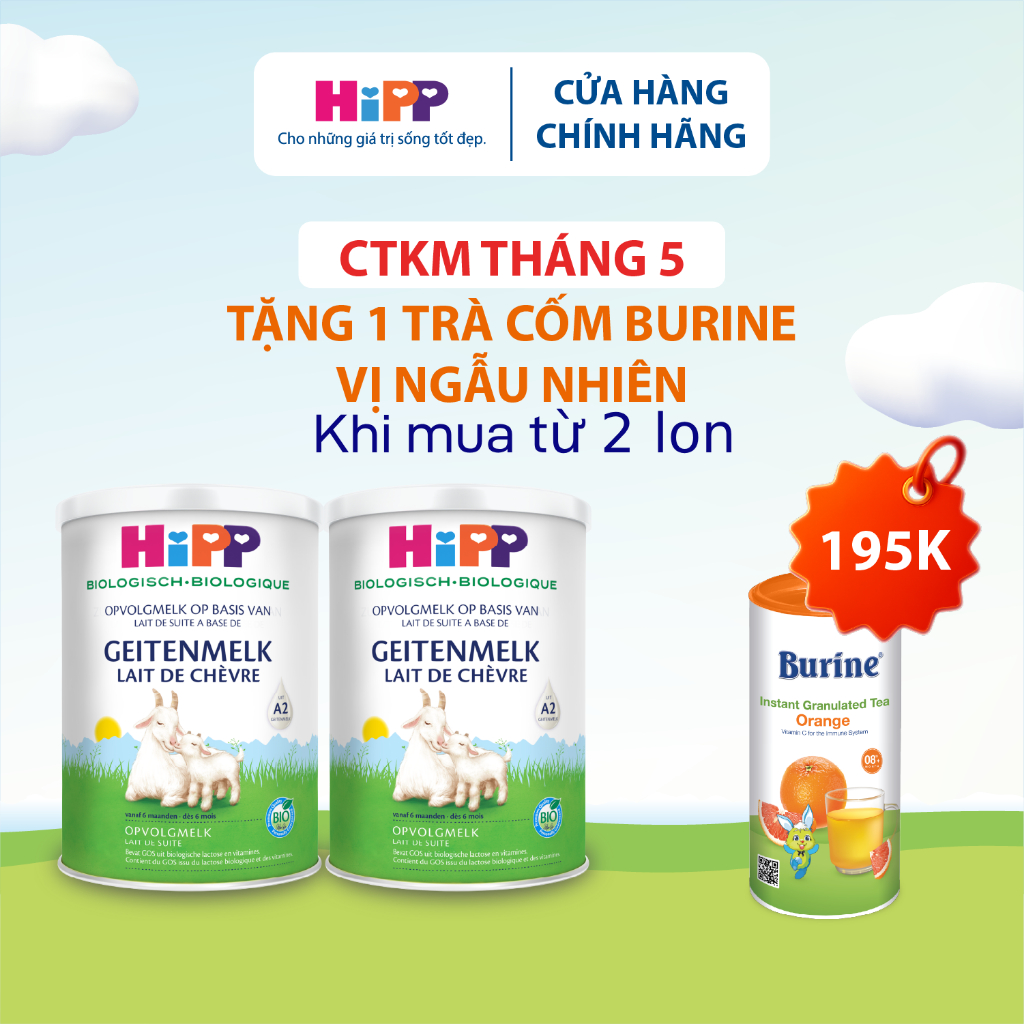 [KOL][Full] Sữa dê HiPP Organic 400g