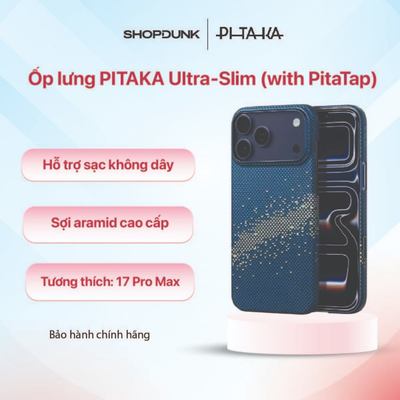 Ốp lưng PITAKA Ultra-Slim (with PitaTap) cho iPhone 17 Pro Max