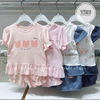 Bộ Avaler cộc tay mềm mát bé gái