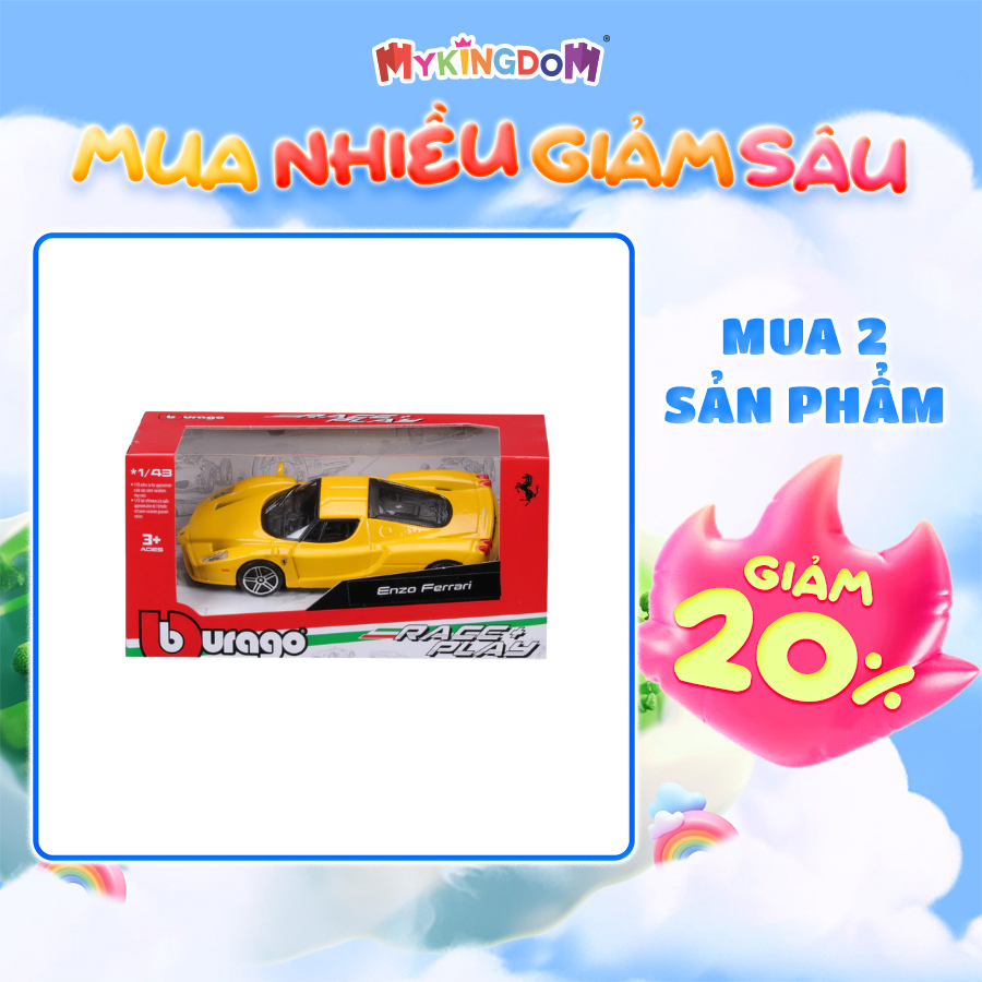 Đồ Chơi Mô Hình Tỉ Lệ 1:43 Xe Ferrari R & P-Enzo Ferrari MAISTO 31101/18-36100