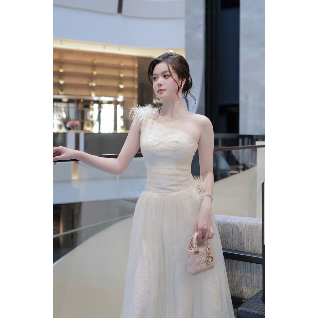 Đầm chéo vai Khâu Design