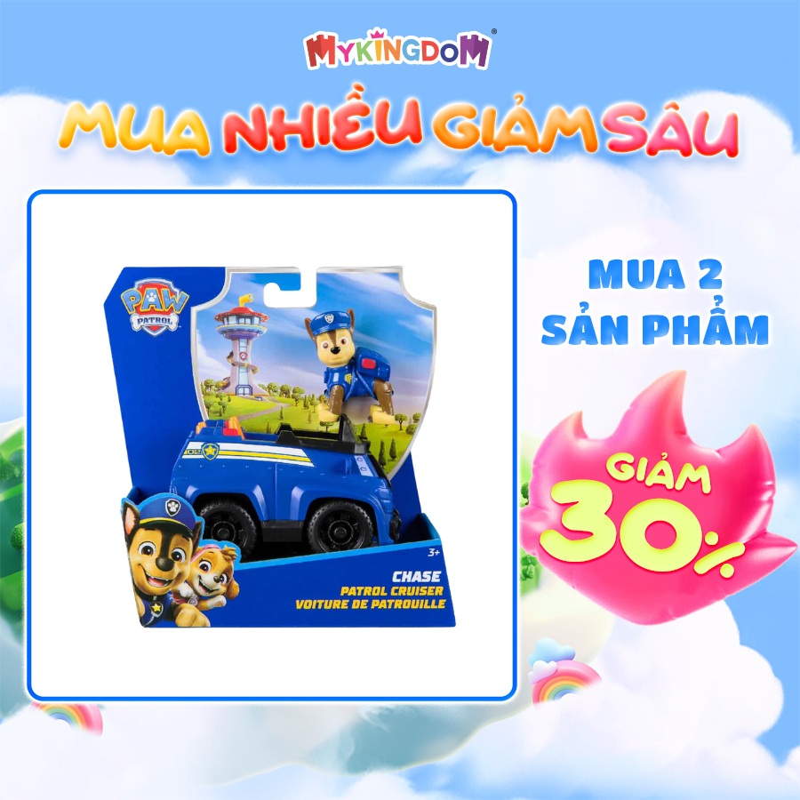 Đồ Chơi Xe Cứu Hộ Cơ Bản Paw Patrol - Chase V25 PAW PATROL 6071210