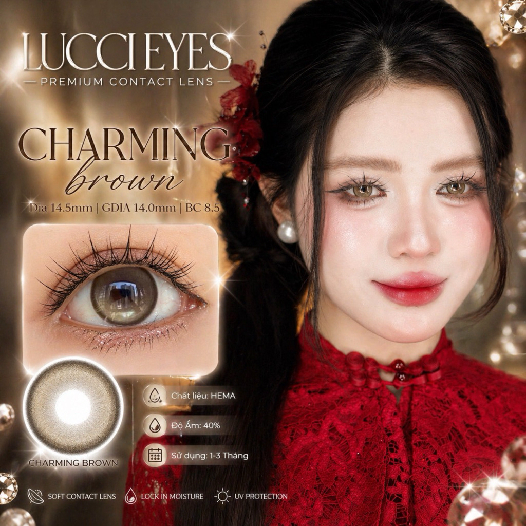 CHARMING BROWN - nâu tây - OLIVIA MONROSE LENS