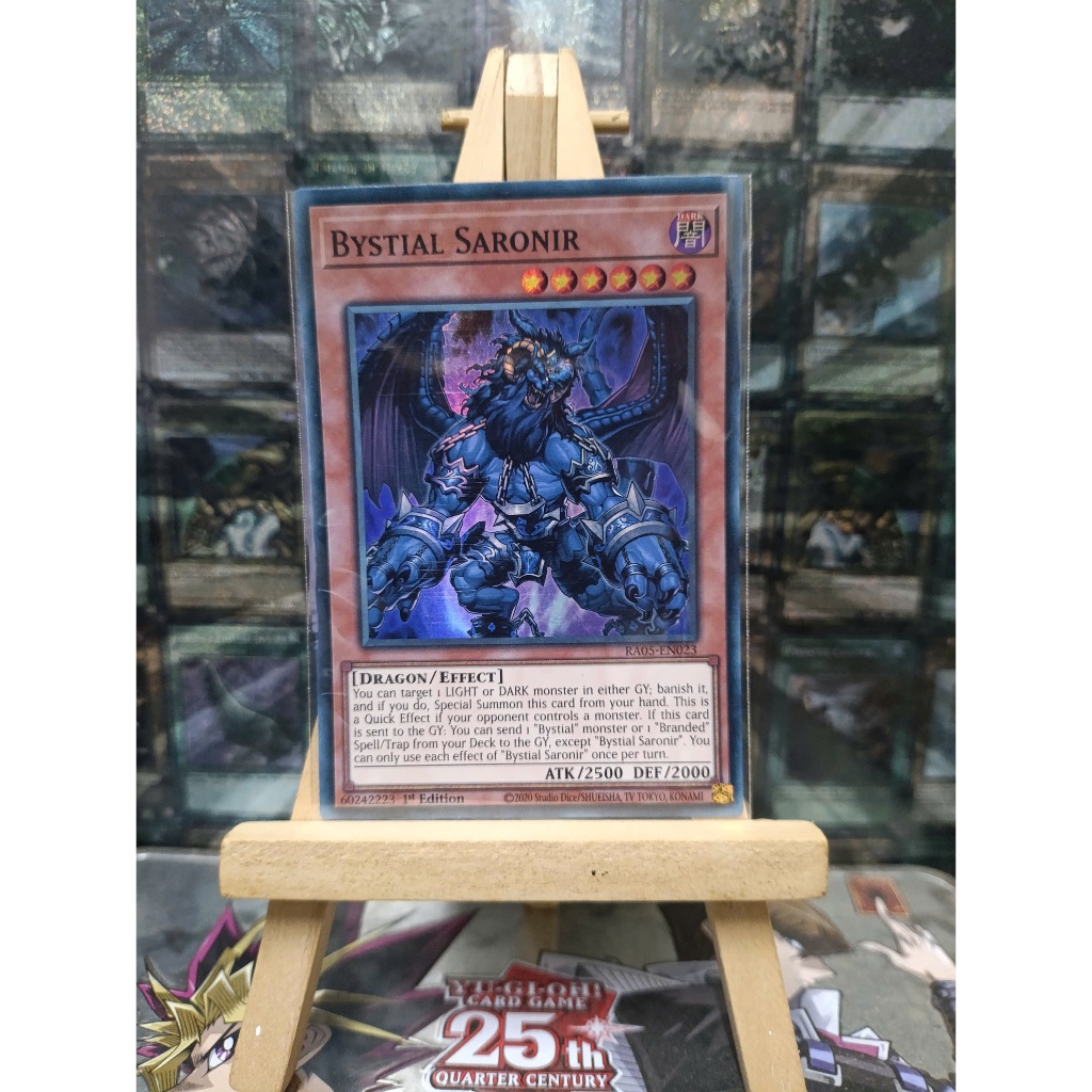 [ Đỗ Lạc Yugioh ] Thẻ Bài Mint90 Yugioh Monster Bystial Saronir Super
