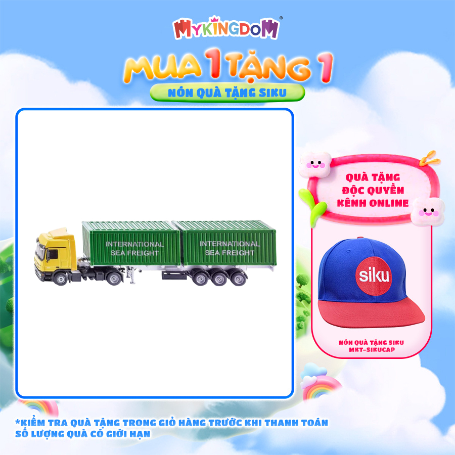 Xe tải kéo container SIKU SUPER1:50 3921