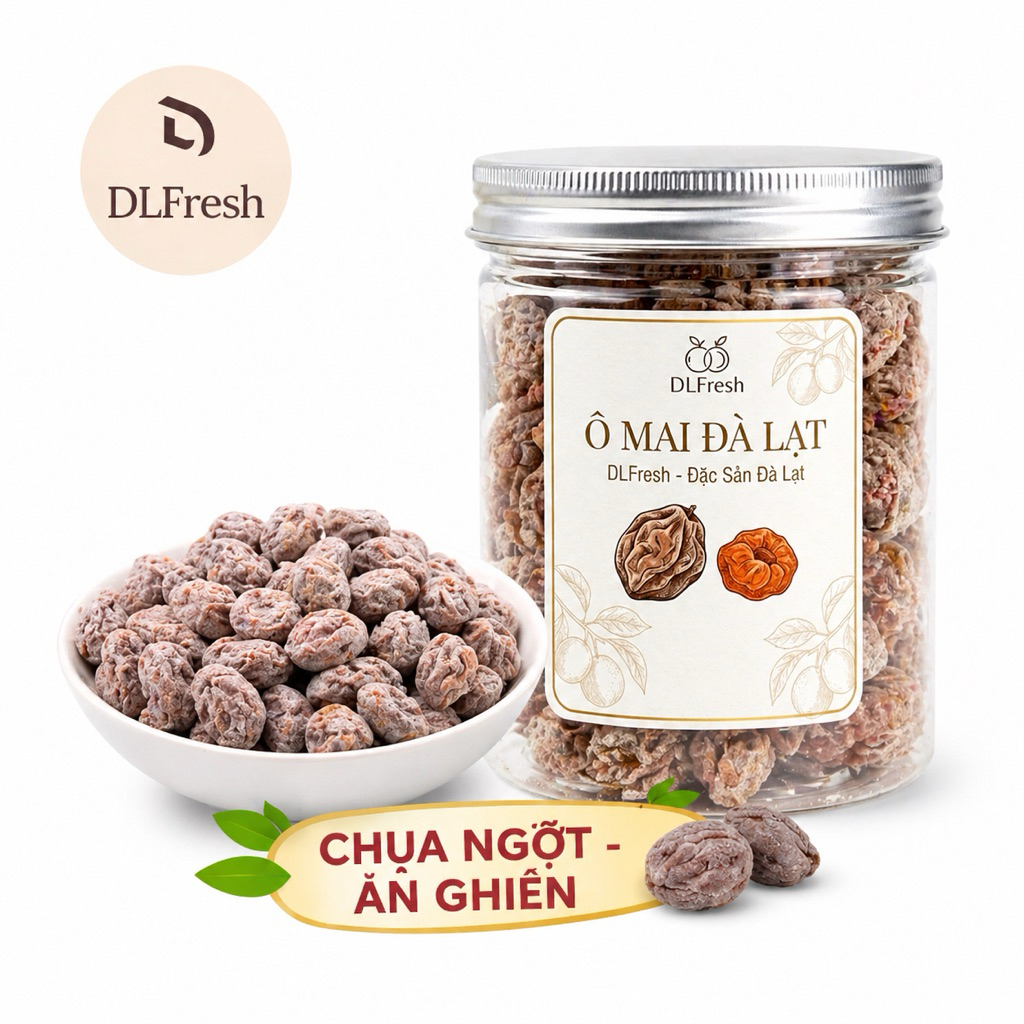 Ôliu xí muội DLFresh ô mai xí muội không hạt, xí muội thịt 300g