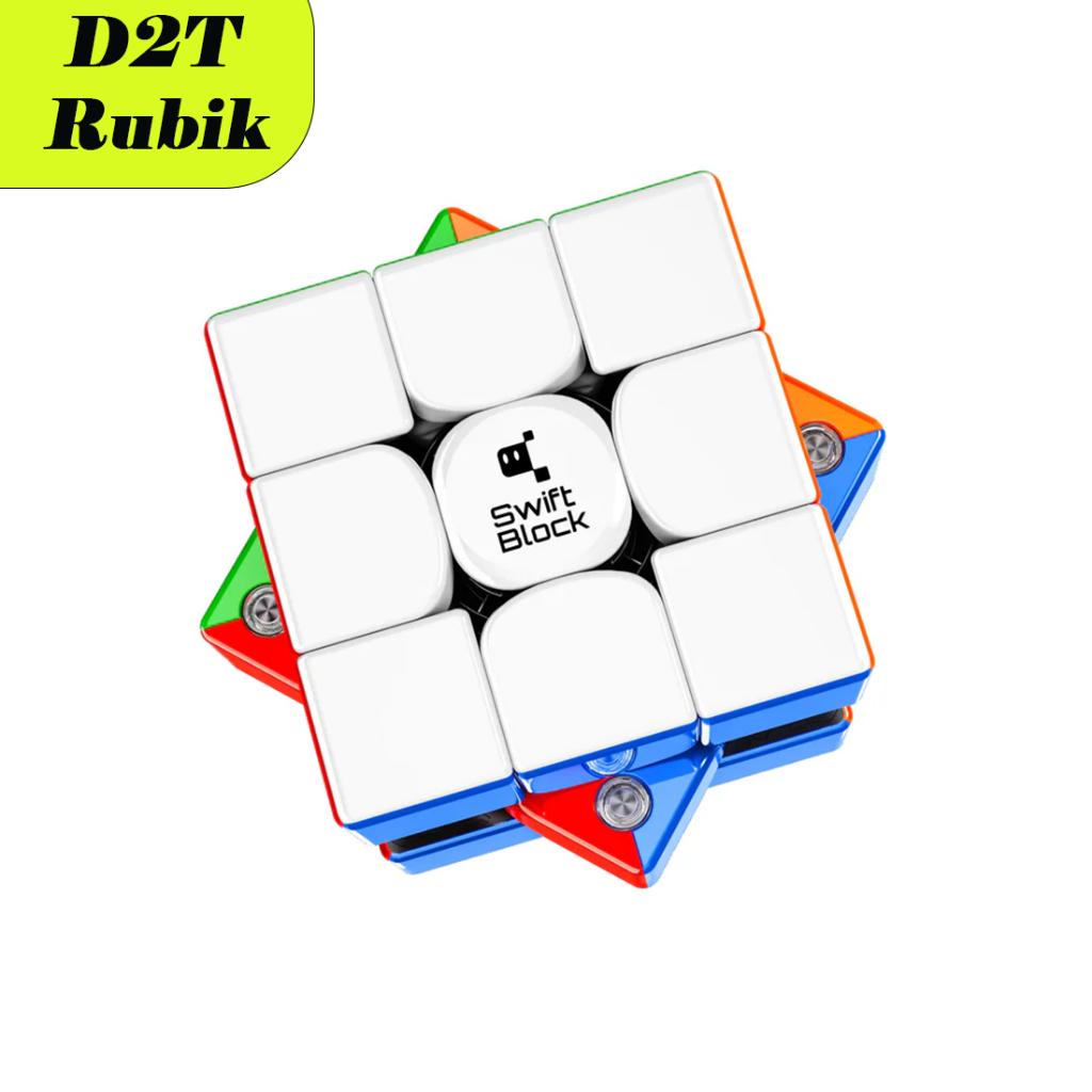 [Maglev] Rubik Gan Super Swift Block 3x3 Super Maglev Speed Cube  Nam Châm Khoan Lỗ - D2T Rubik