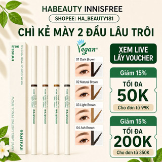 Chì kẻ mày thuần chay lâu trôi innisfree Simple Label Lasting Pencil Brow 0.15 g