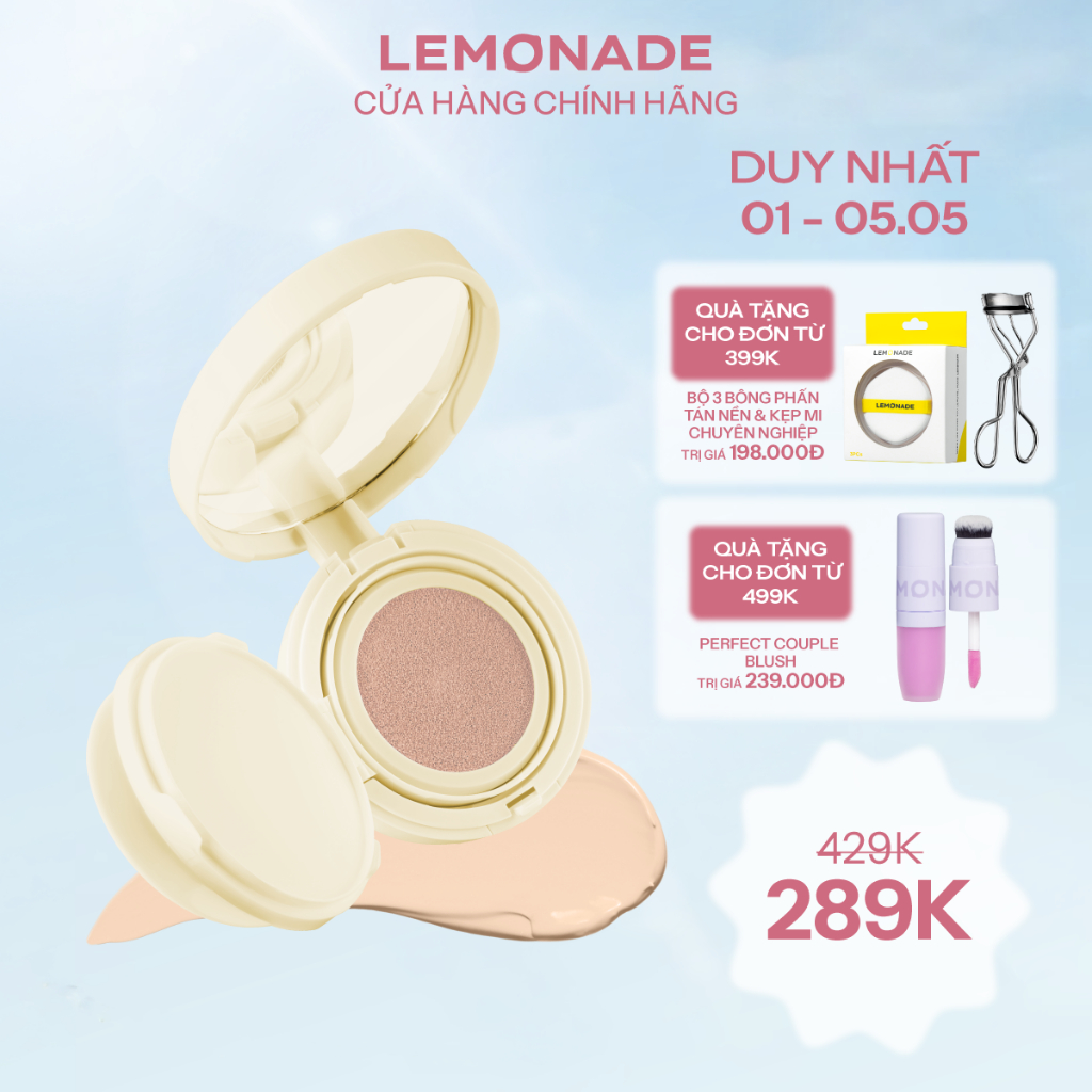Phấn nước LEMONADE Matte Addict Cushion 15g