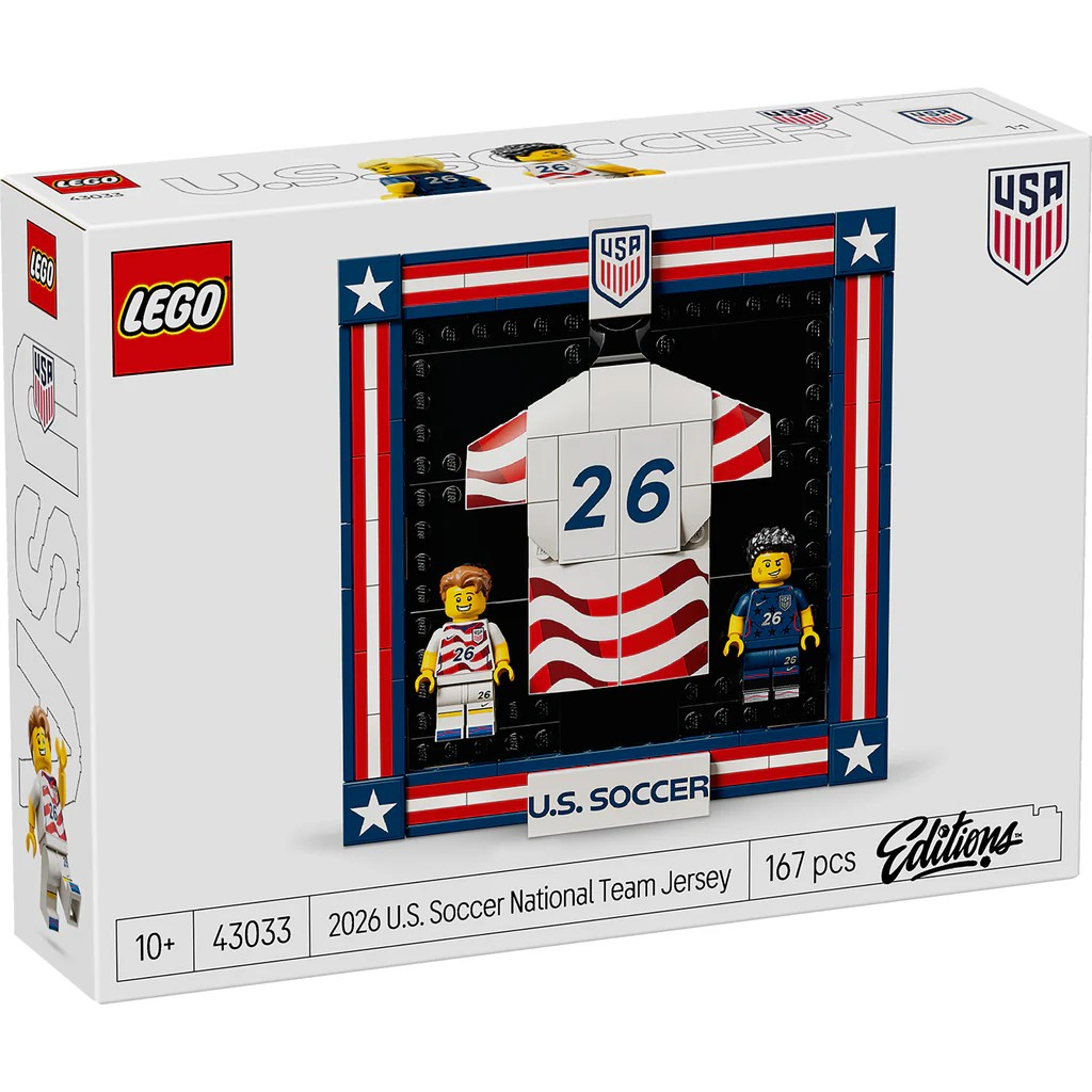 43033 LEGO Set Edition U.S. Soccer National Team Jersey  – Football Highlights - Đồ chơi lắp ráp, sâ