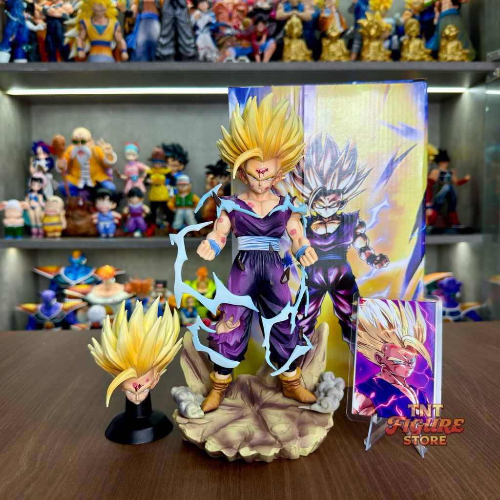 25cm - Mô Hình Gohan SSJ2 2 Đầu ZB Studio - Dragon Ball