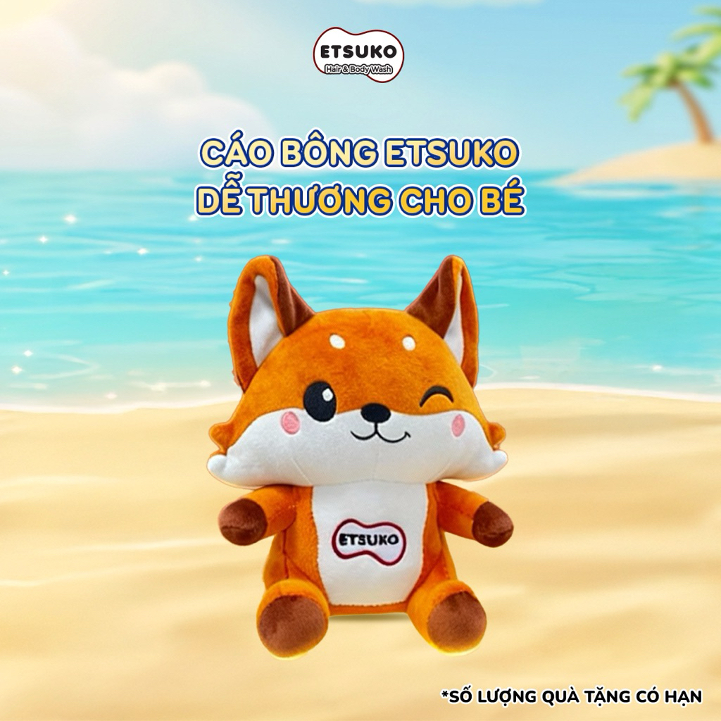 [GIFT] CÁO BÔNG ETSUKO DỄ THƯƠNG CHO BÉ