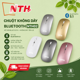 Chuột không dây pin sạc , wireless và bluetooth a2 - chống ồn pin sạc được không cần thay pin