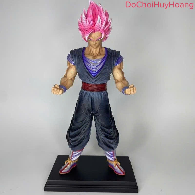 Mô hình tượng nhân vật Songoku tóc hồng cao 31cm Dragon Ball