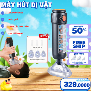 Dụng Cụ Hút Dị Vật Cứu Nghẹn Nhanh Cho Trẻ Em & Người Lớn An Toàn Tại Nhà Sơ cứu khi bị nghẹn
