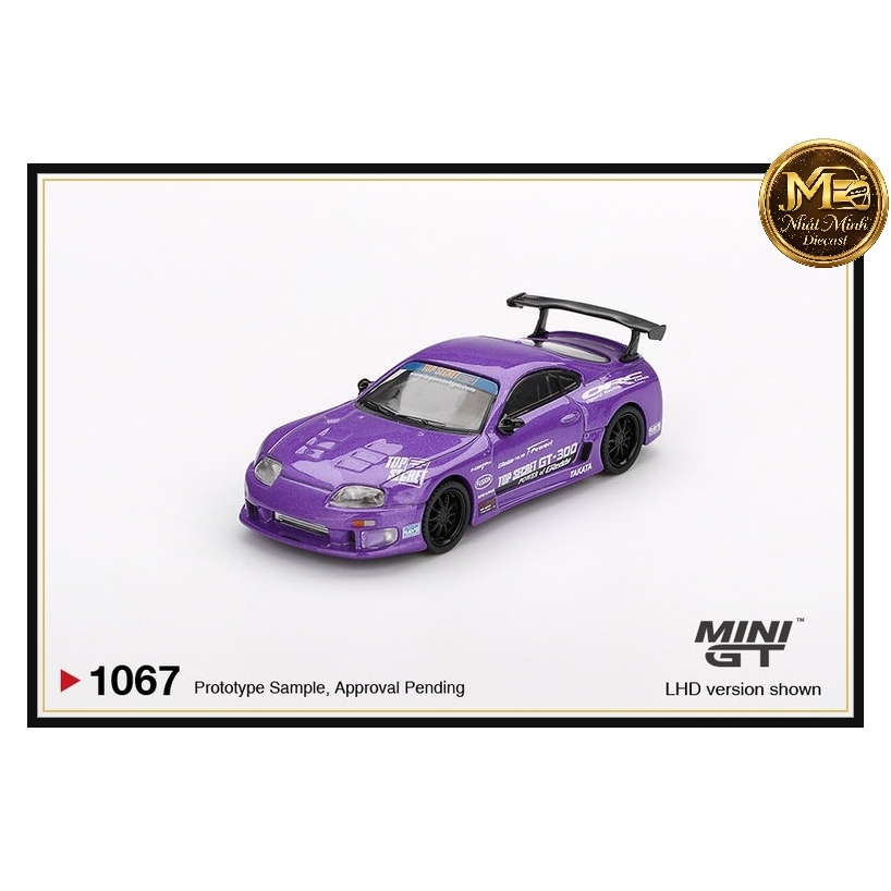 Mô hình xe Toyota Supra (A80) Top Secret GT-300 Top Secret Purple  MGT01067-CH MiniGT tỉ lệ 1:64