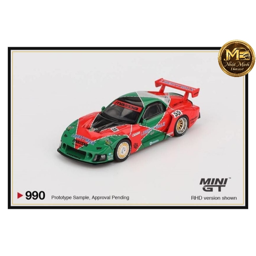Mô hình xe Mazda RX-7 LB-Super Silhouette 787B 1:64 MiniGT MGT00990 - Bản Card