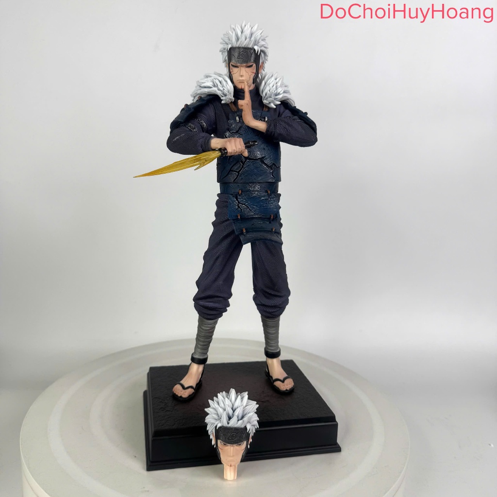 Mô hình tượng nhân vật Senju Tobirama Hokage Đệ Nhị kết ấn 34cm