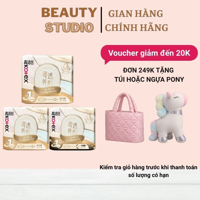 Băng vệ sinh Kotex Cicada Nhập Khẩu Siêu Mỏng Nhẹ Nhiều Kích Cỡ