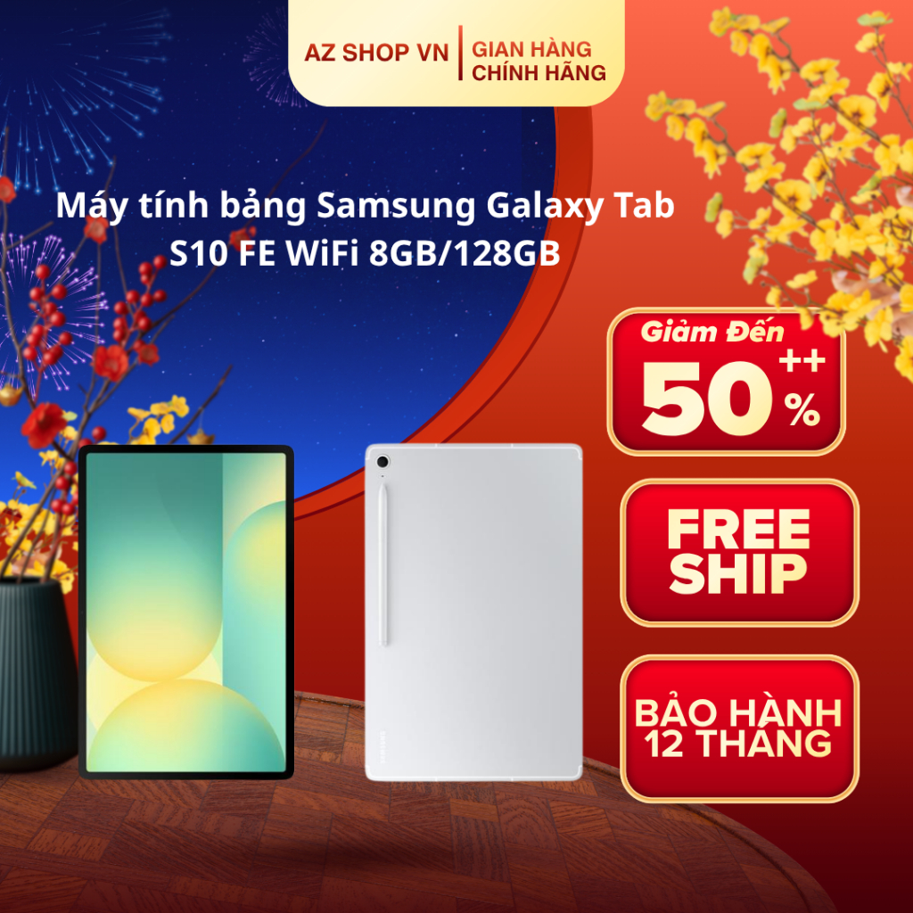 Máy Tính Bảng Samsung S10 FE Wifi/5G Màn 10.9 Inch Exynos 1580
