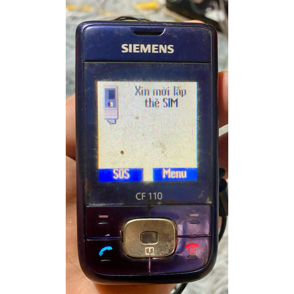 Xác BenQ-Siemens CF110 lên màn hiển thị oce, kèm bin cũ, ae sưu tầm