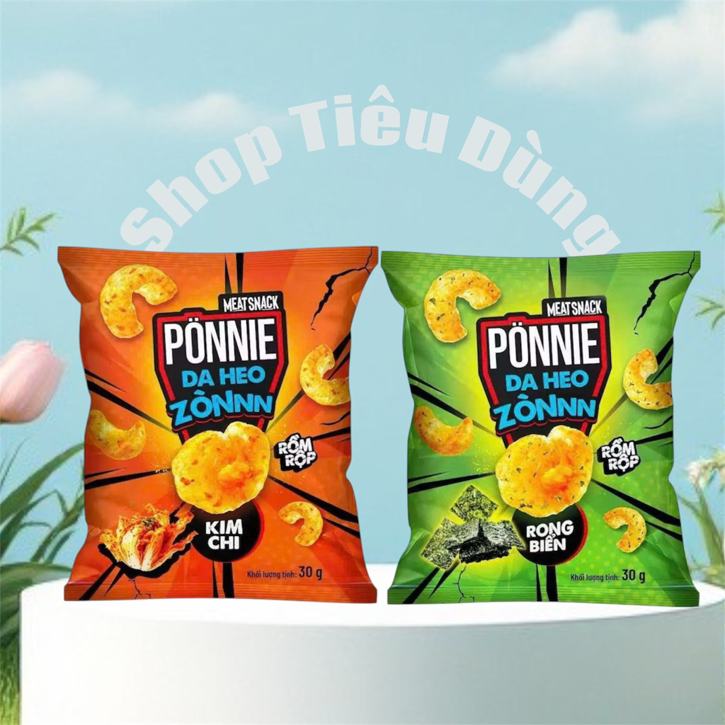 Snack Da Heo Chiên Dòn Ponnie 30G