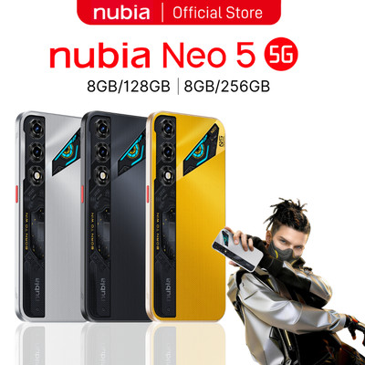 [Live] Điện thoại gaming Nubia Neo 5 5G I Chip Unisoc T9300 I Pin Kép 6050mAh sạc 45W I 2 Triggers Gaming