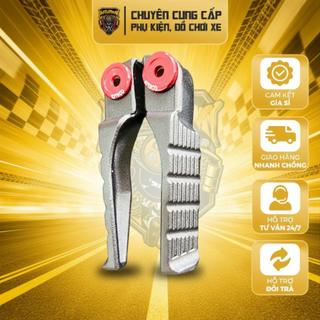 Gác Chân Sau TAKE Loại Tốt Gắn Các Loại Xe Nhôm Đúc Tặng Kèm Cốt Thái + Long Đền Đỏ ( 1 Cặp )