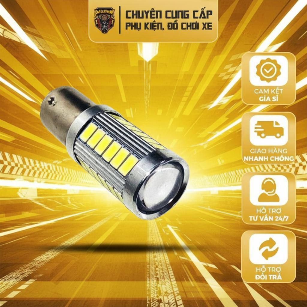 Đèn led hậu đèn phanh, stop Siêu Sáng 33 TIM 1156  1157 Ô Tô & Xe Máy ( 1 Bóng )