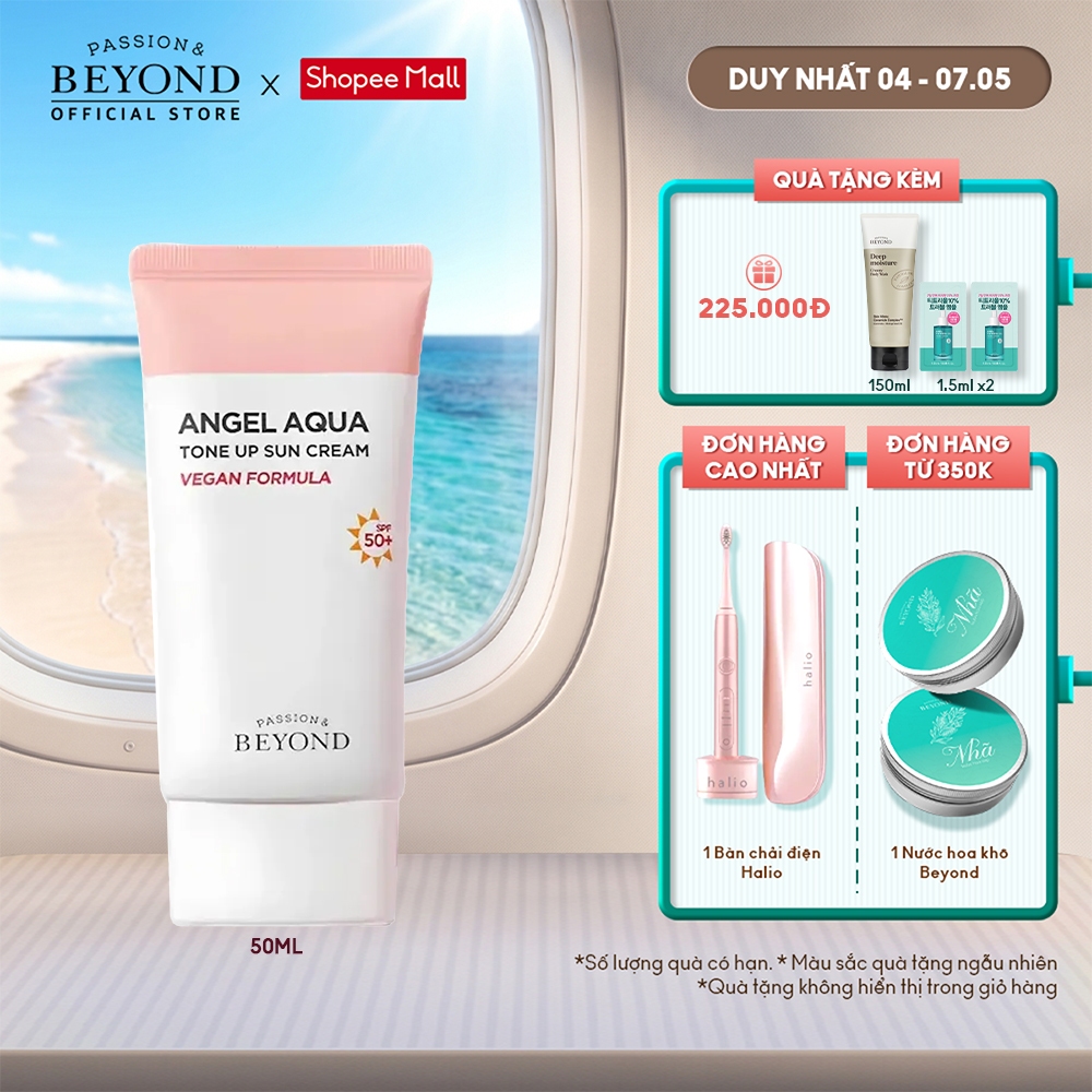 [Beyond Official] Kem chống nắng cấp ẩm nâng tone Beyond Angel Aqua Tone-up Suncream 50ml | BigBuy360 - bigbuy360.vn