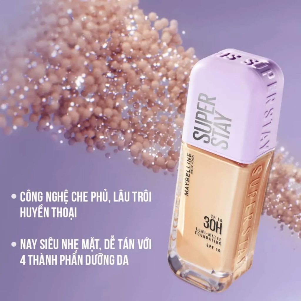 Kem Nền Maybelline Super Stay 30H Foundation