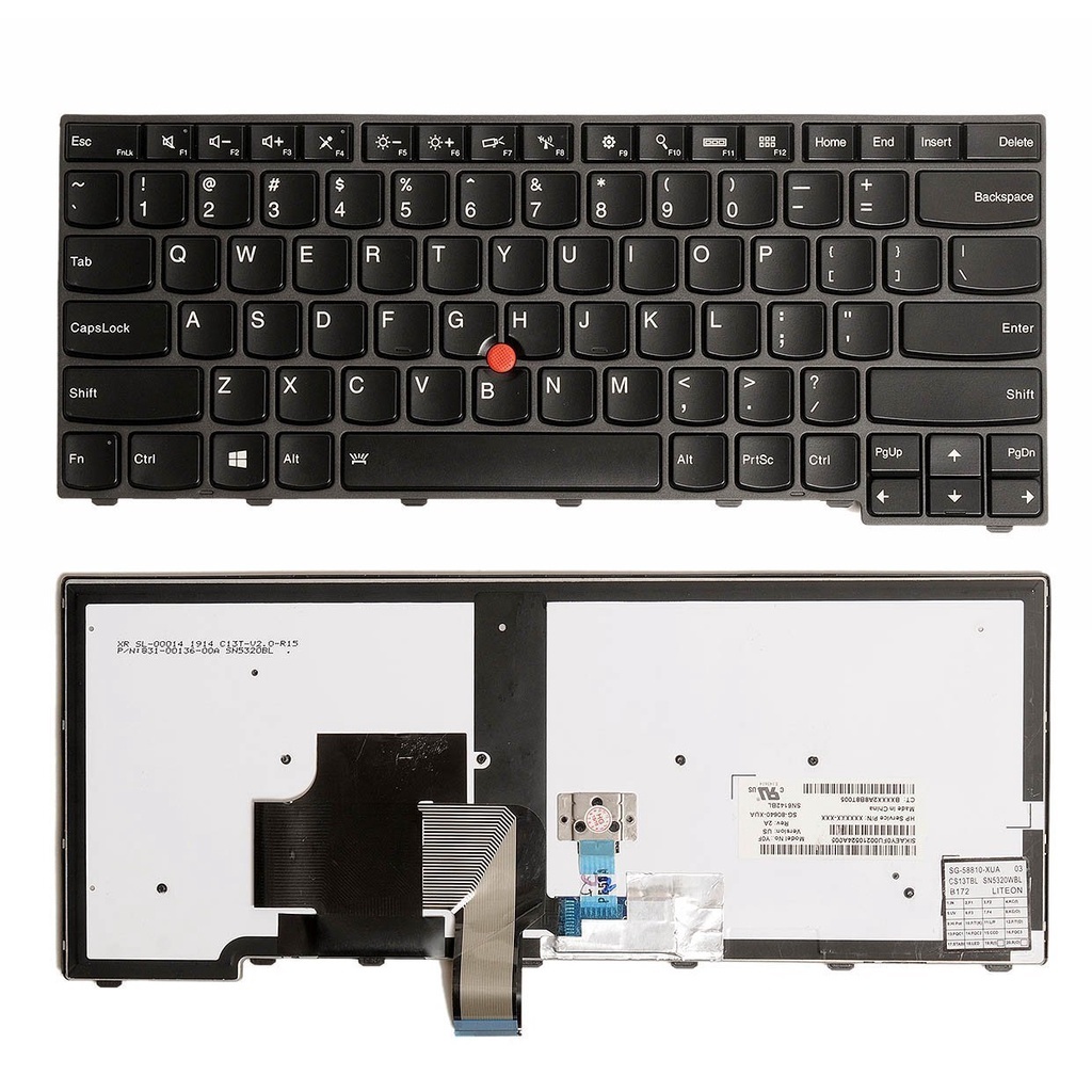 Bàn phím laptop Lenovo Thinkpad T450 T450S L470 T460 L440 E440 L450 L460 (Có Đèn)
