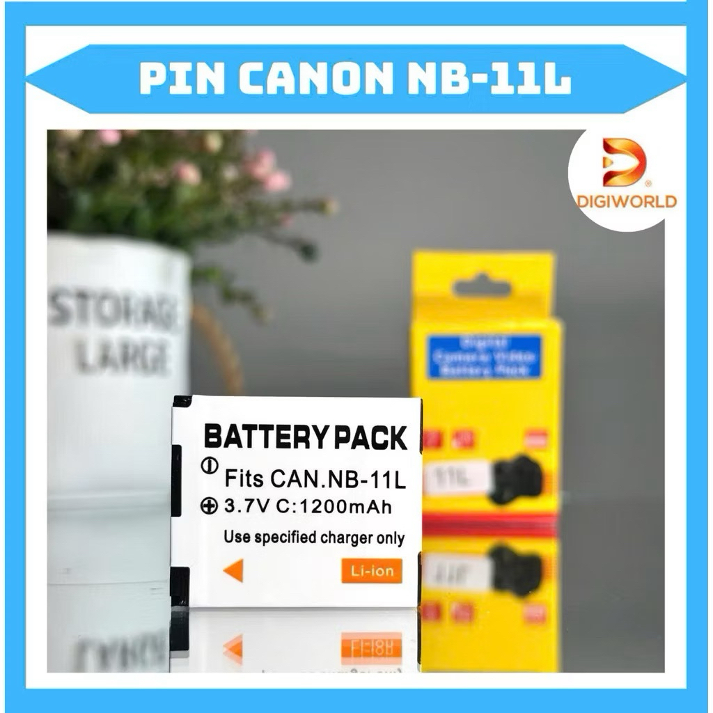 Pin Canon NB-11L ( pin thay thế dung lượng cao )Dùng cho IXUS 125 HS, IXUS 240 HS, PowerShot 2400 IS