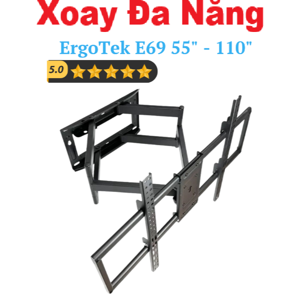 Khung treo TV xoay đa năng ErgoTek E69 55 -110 inch