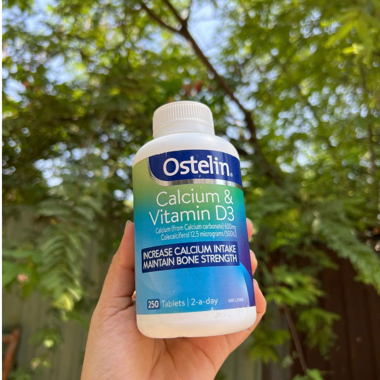 Canxi bầu Ostelin Calcium & Vitamin D3 250 viên hàng Úc