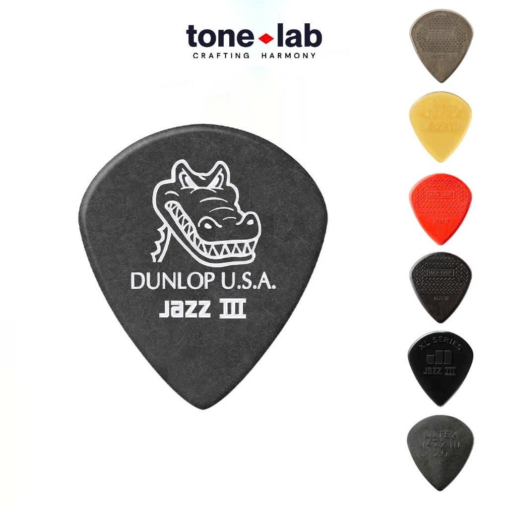 [Tone Lab] [HCM] Phím đàn Nylon Max-Grip/Nylon Max-Grip XL/Tortex Gator/Ultex Jazz III Jim Dunlop Gu