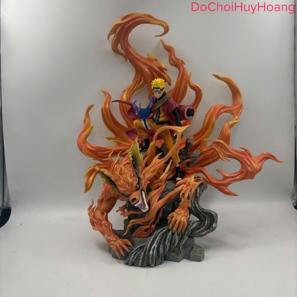 Mô hình tượng nhân vật Naruto Cửu Vĩ 41cm